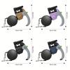 Dual Retractable Dog Leash Two In No Tangle Walking Lead Heavy Duty Automatic Rope Lock Padded Handle Small Medium Puppy Breeds