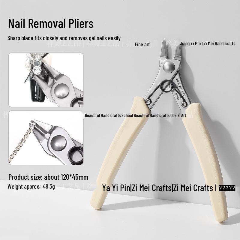 Eagle Beak Diamond Removal Pliers for Nail Art - Precision Tool for Cutting Diamonds and Chains