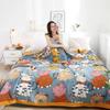 New Muslin Blanket Bed Sofa Travel Breathable Chic Mandala Big Soft Blanket