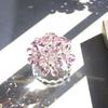 Estatueta de Cristal Flor de Cristal Rosa Enfeites para Casa Presente de Aniversário para Amiga Presente de Dia Dia Casamento Não me esqueças Mãe Dia dos Namorados