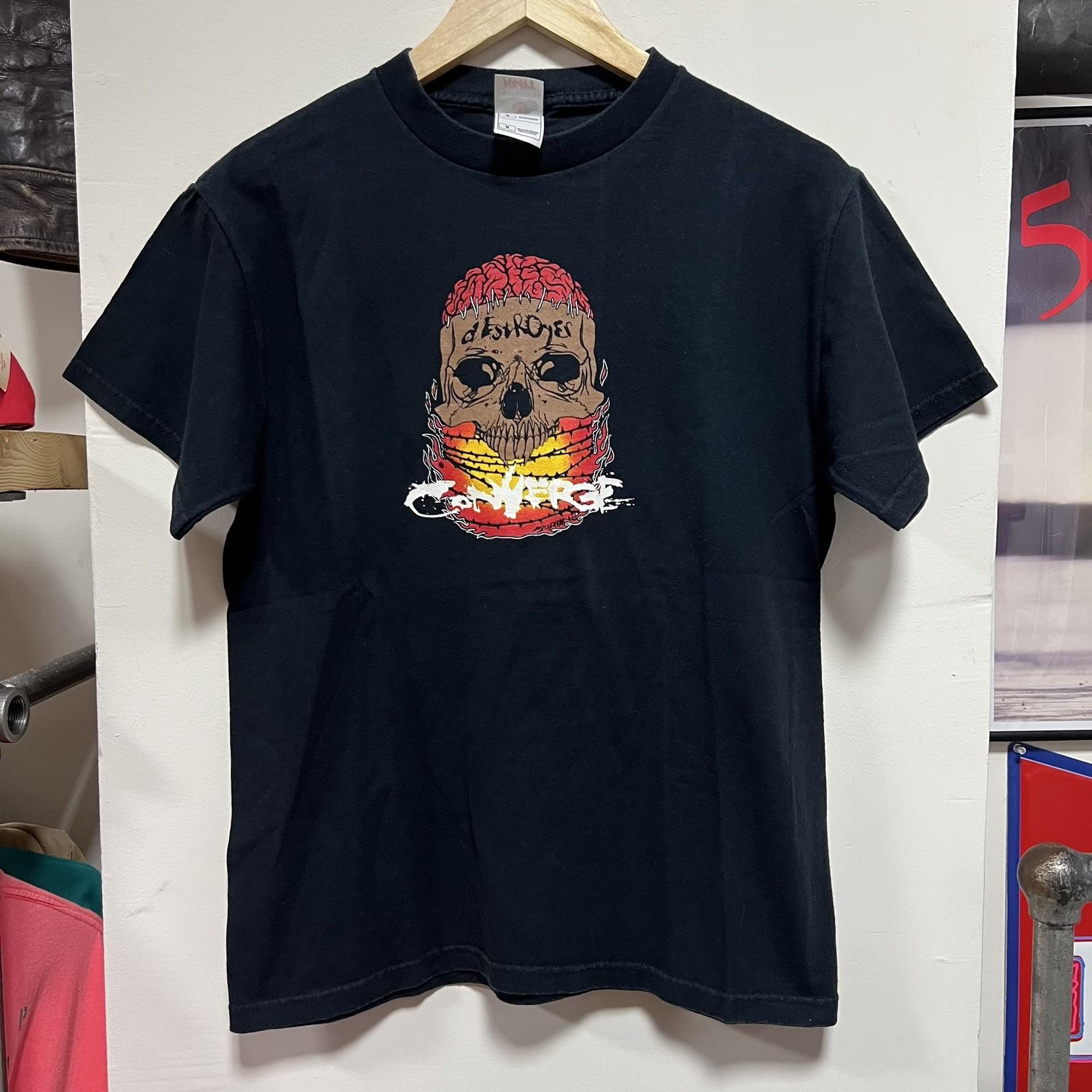 Vintage Y2K Converge Destroyer Band T  Promo Album Zorlac Pushead Sz M Unisex T-Shirt XXXL
