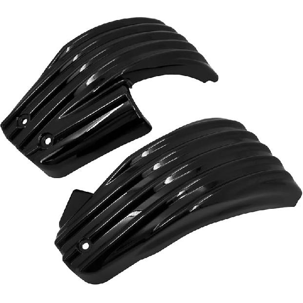 Battery Side Fairing Covers Chrome Left & Right Panels Fit for Harley M8 Softail Breakout FXBR FXBRS Fat Boy FLFB FLFBS 2018-2023