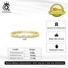 ORSA JEWELS Elegant 925 Sterling Silver Heart Cut 4A Zircon Tennis Bracelet for Women 14K Gold CZ Hand Chain Party Jewelry SB165