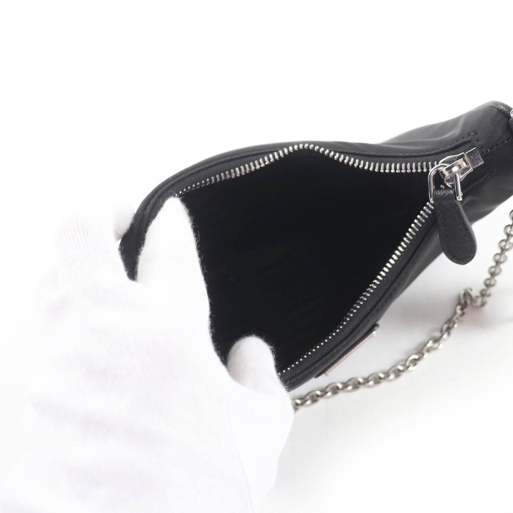 Pristine PRADA Shoulder Bag Re-Edition Triangle Logo 2-Way with Pouch 1BH204 Used