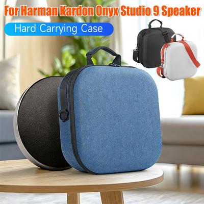 Robuste Reisehülle für Harman Kardon Onyx Studio 9 Lautsprecher, Wasserdichte Hartschalenhülle, Stoßfeste Organizer-Tasche mit Schultergurt