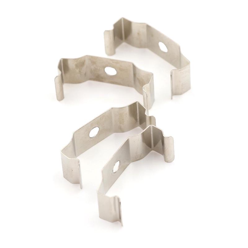 4Pcs T8 Fluorescent Tube Lamp Holder Bracket Clips Socket Silver