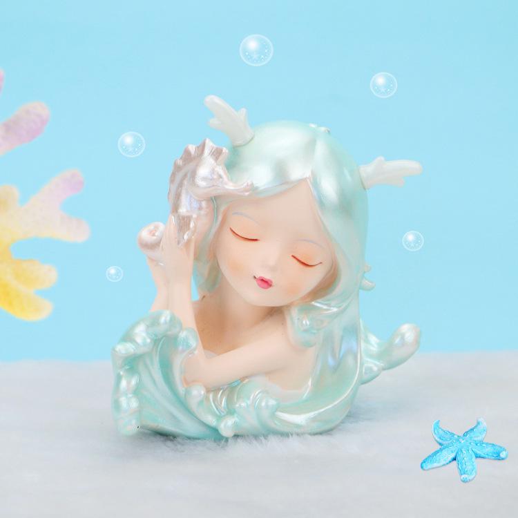 Mermaid Princess Cake Topper for Kids' First Birthday Party