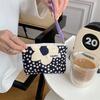 Women Makeup Handbags Wallet Organizer Small Pouch Bags Floral Travel Portable Coin Purse Cosmetic Lipstick Storage Bag