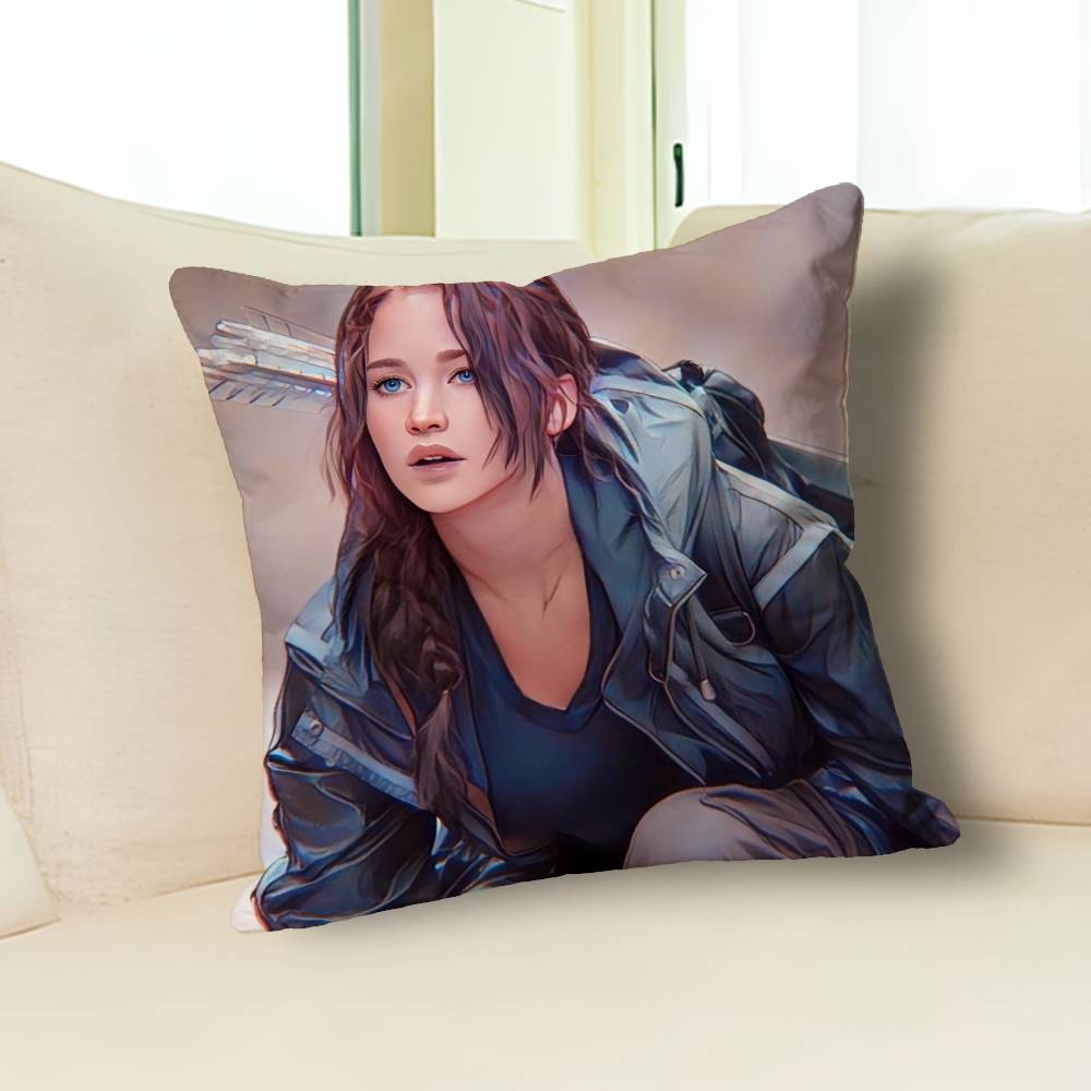 The H-Hunger G-Games-S Various Sizes Square Pillow Case For Car Home Bedchamber Decor Custom Valentine gift