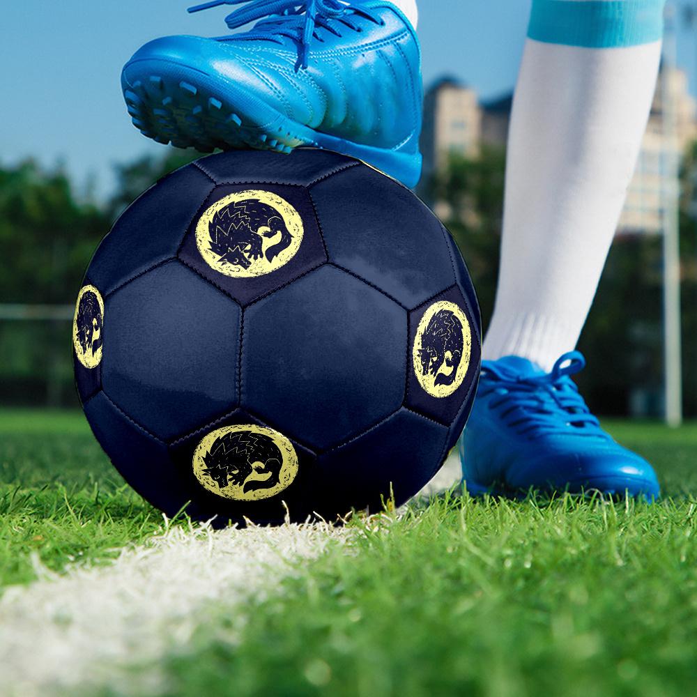 1PC Wolf Moon Soccer Ball Size 5 Football Machine Sewn Indoor/Outdoor Universal Football Gift W82