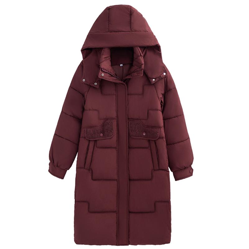 Móda Žena Zimní Dlouhé Kabáty s Kapucí Ležérní Volné Hrubé Teplé Parky Dámské Bundy