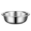 Extra Thick Stainless Steel Large Washbasin for Vegetables, Dough Mixing, Laundry, and Adult Bathing