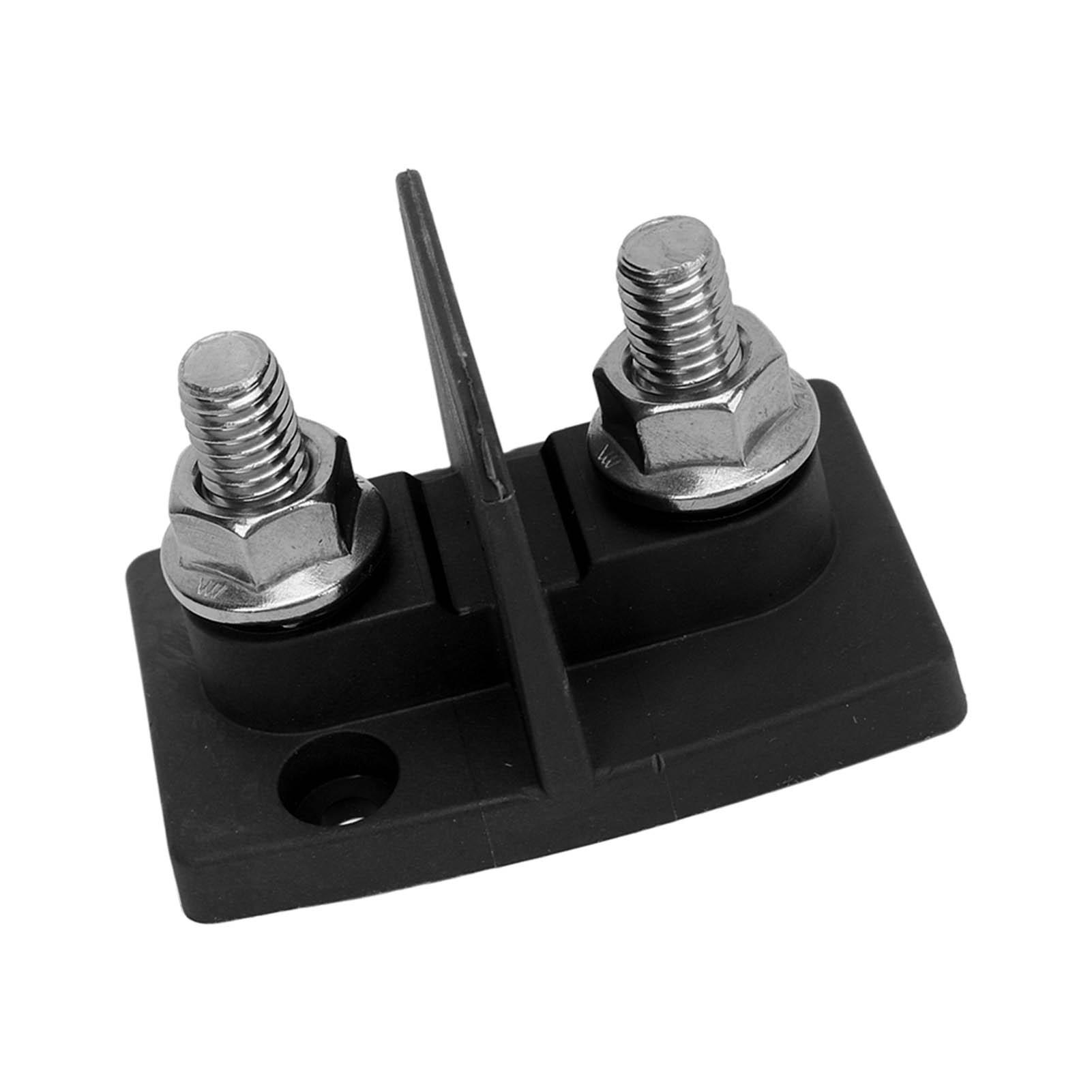 

Dual Powerpost Cable Connectors M10 Dual Studs Cable Connector with 2 Insulators for Car RV Ship Truck 12 to 48V