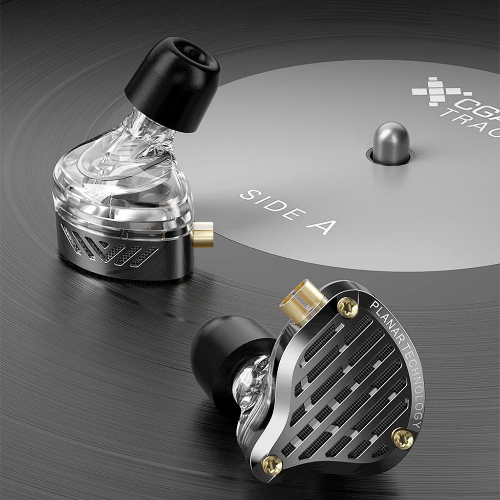 The LINSOUL KZ PR3 redefines expectations for planar IEM sound quality. Features include a 13.2mm planar diaphragm, nano-level silver-plated