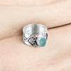 Aqua Chalcedony Gemstone 925 Sterling Silver Jewelry Handmade Ring Gift For Her RR-16-12