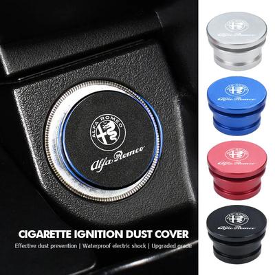 XCKPY1 Car Metal Cigarette Lighter Button Cap Dustproof Cover Socket For Giulietta GT 159 147 156 Mito Brera Giulia Spider