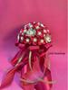 Golden Bridal Bouquet DIY Kit - Pearl Scepter Design
