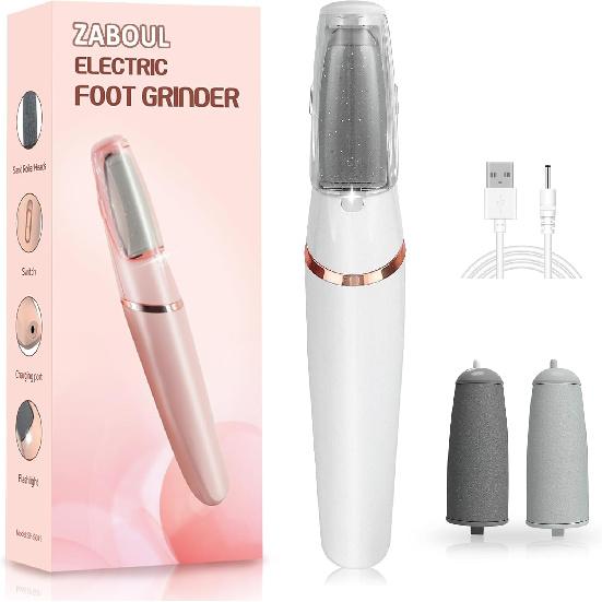 Electric Foot Callus Remover, Callus Remover for Feet Rechargeable Portable Pedicure Tool Kit, Smooth Pedicure Wand for Feet Care, Removes Dry Hard &