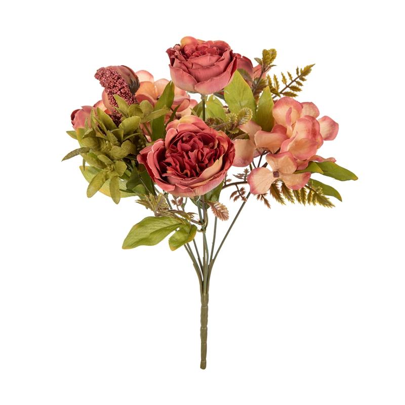 

1/3pcs Artificial Flowers Christmas Garland Wedding Garden Roses Photographs Arch Peony Bouquets Home Room Decor Silk Hydrangeas 1pcs оранжевый