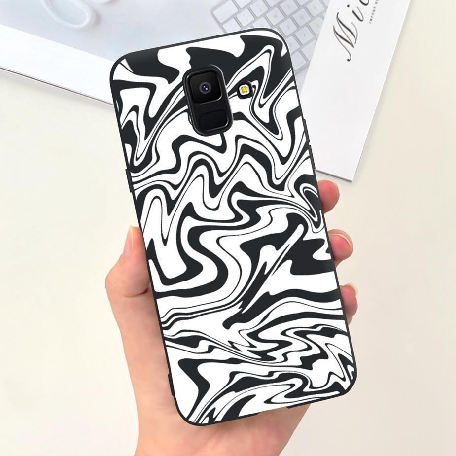 For Samsung Galaxy A6 Plus 2018 Case SM-A605F Cute Dinosaur Cartoon Cover Soft TPU Phone Case For Samsung A6 2018 A600F A6+ Bags