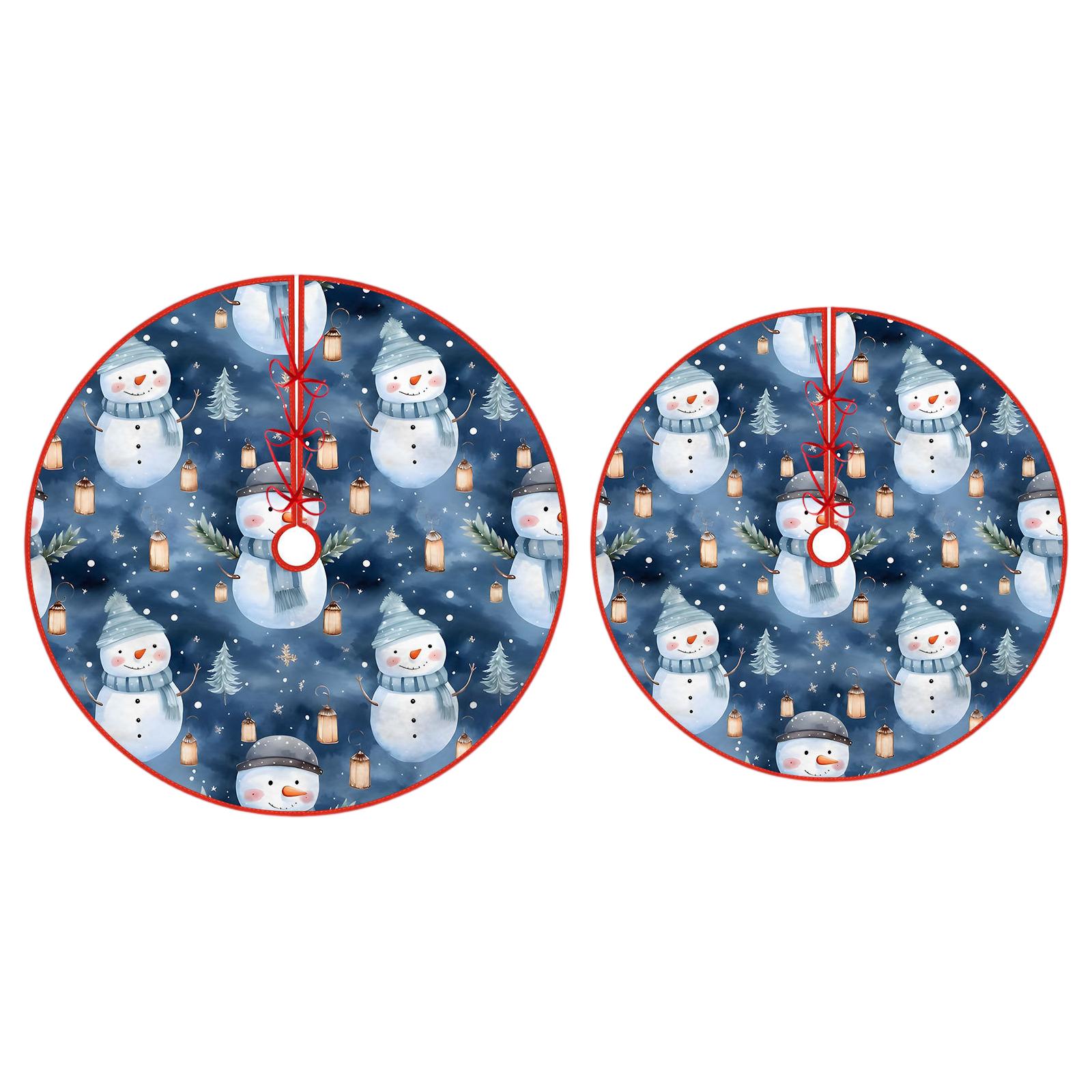 

Christmas Tree Skirt Christmas Tree Bottom Decoration Short Furry Tree Skirt Tree Bottom Decoration One Size