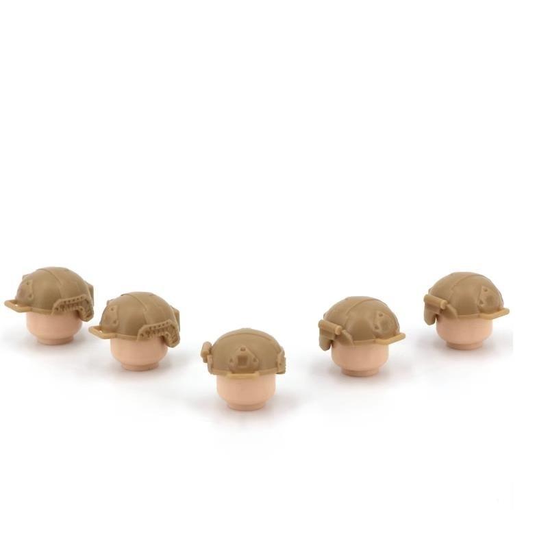 Non-Toxic Military Weapon Mini Action Figures Helmet Vest Soldier Special Forces Moc Diy Swat Army Police Parts Building Block Bricks Toys