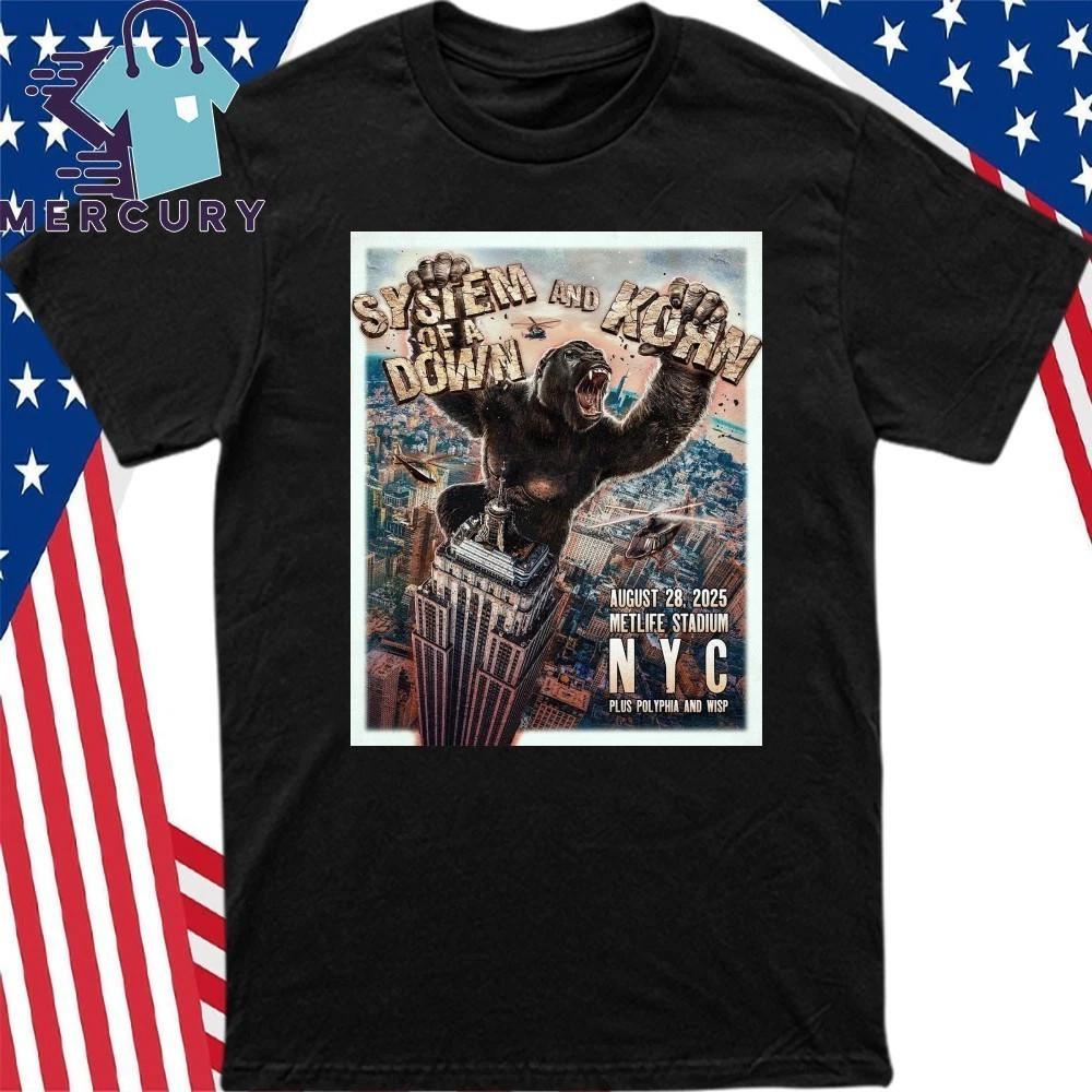 

NYC 2025 Rock Concert Poster Style Unisex T Shirt HOT ITEM Unisex T-Shirt L