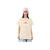 Adidas Must Haves Badge Of Logo Letter Print American Retro Sports Casual Short Sleeve T-Shirt Women T-Shirts Sand-Brown IM8890