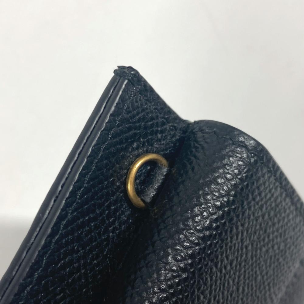 Salvatore Ferragamo Wallet Pouch Gancini logo card coin purse Card Case