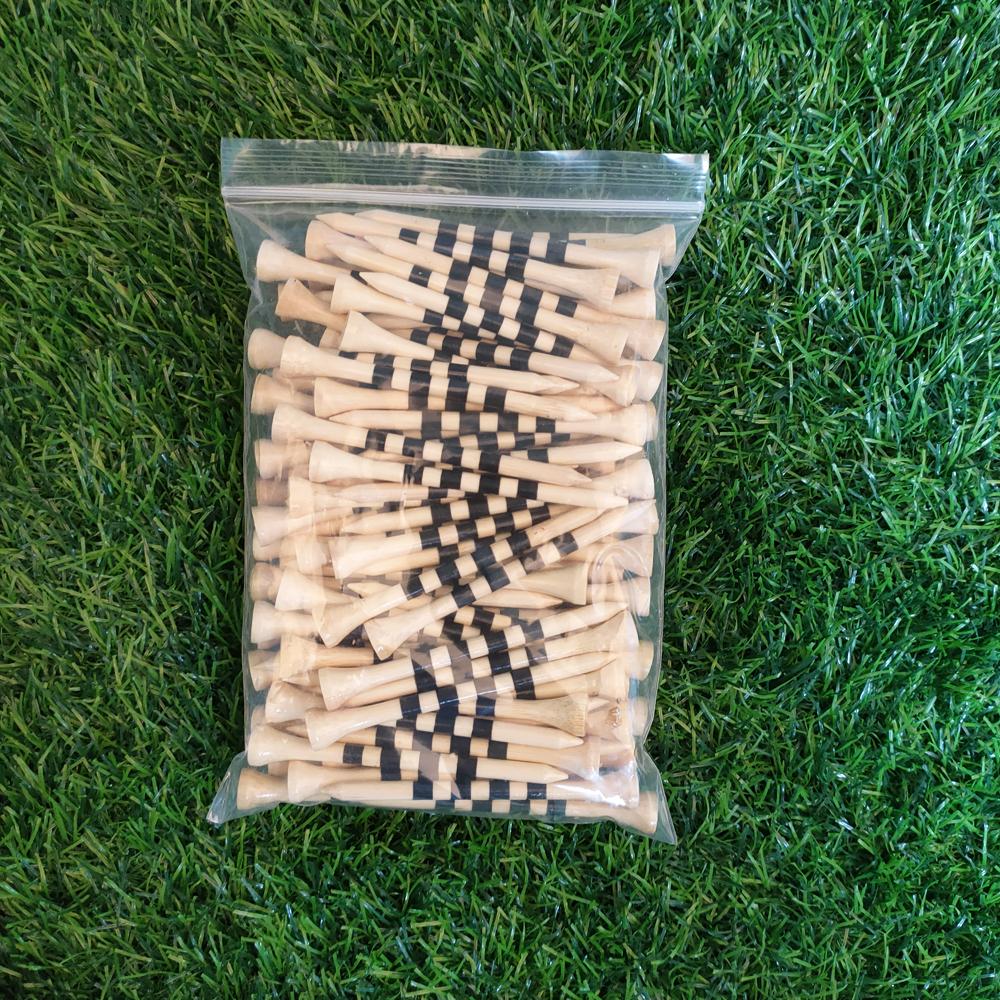 100pcs/bag Professional Bamboo Golf Tee, the Strength Is 5 Times That of Ordinary Tee, More Durable and More Stable
