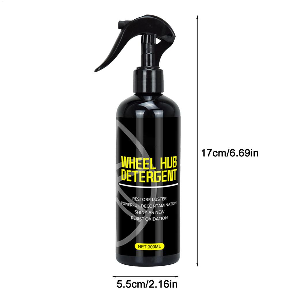 Wheel And Tire Cleaner 300ml Portable Rust Remover And Wheel Cleaner Multi-Purpose Rustout Instant Remover Long-Lasting Car