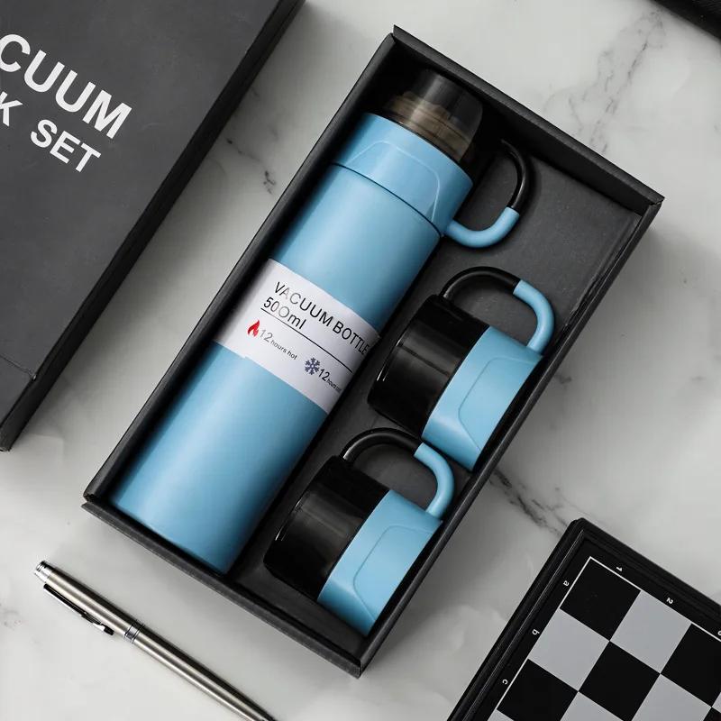 500ml High End Business Gift Set Insulated Bottle 304 Stainless Steel Thermos BottleTea Brewing Companion Hand Gift Water Cup