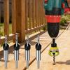 Countersink Bit 4 Pieces Adjustable Quick Portable Accessories Counter Sink Bit For Woodworking Carpentry Drilling Wood