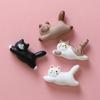 Running Cat Magnet Fridge Sticker Fuuny Cute Cartoon Fridge Sticker Decor Kawaii Animal Refrigerator Home Decor Kitchen Ornament