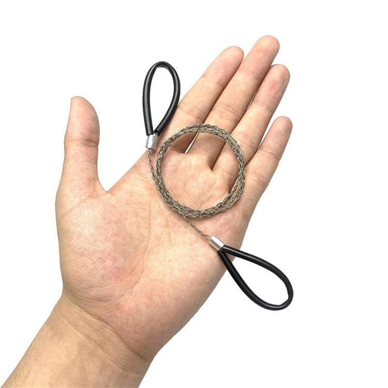 Hand Operated Wire Saw Chain Saw Rope Saw Wire Saw Rescue Saw Wilderness Survival Cable Saw Equipment Outdoor Survival Supplies