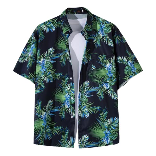 

Ailiyumo Aloha Plus Open Floral Beach Loose Quick Perfect for Festivals and Sizes Men s Shirt, Size, Collar, Print, Shirt, Lightweight, Fit, Drying,