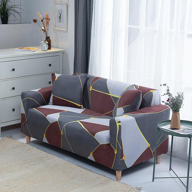 Elastic Sofa Cover For Living Room Non -Slip Stretch Couch Slipcover Couch Cover Sofa Cover Floral Universal Spandex Case for Home