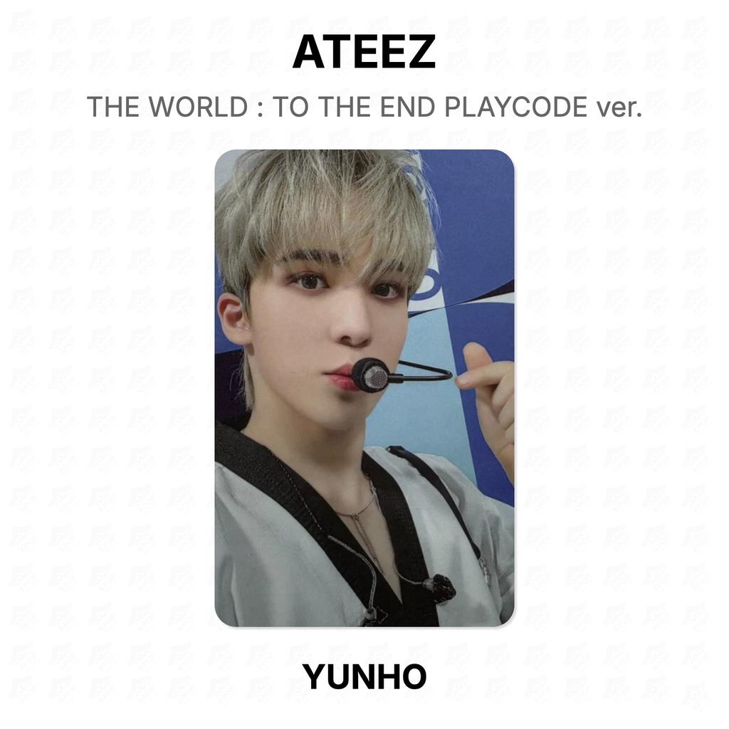 ATEEZ IL MONDO : GIOCA FINO ALLA FINE ver. Fototessera ufficiale