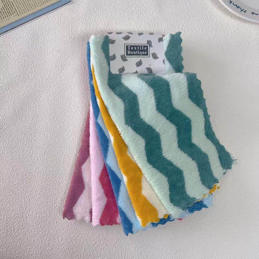 Coral Fleece Multifunctional Absorbent Kitchen Cleaning Towel