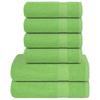 6 Piece Towel Set FROGN Apple Green 360 g m²