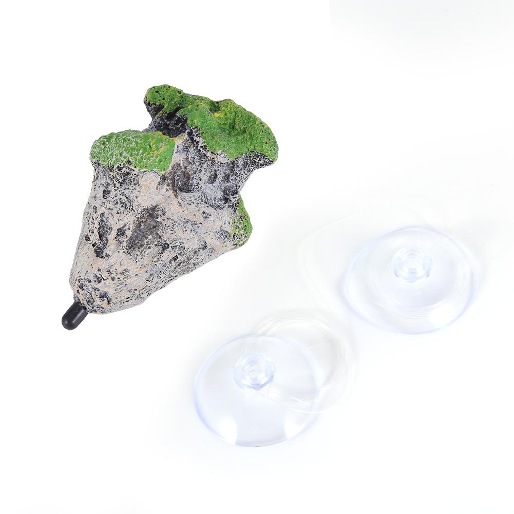Aquarium Fish Tank Floating Rocks Ornament Landscape Moss Suspended Stone Decoration Small