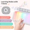 Rainbow Flashing Piano Toys Electronic Music Toys with 5 Instruments 13 Melody Portable Keyboard Toys Educational Toys for Kids