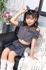 Clearstone Toxic Wolf Cosplay Costume for Gray Kids, 140cm, Girls,