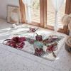 Animal H Hummingbird Floor Mat Eco  Flannel Doormat Non Slip Odorless Indoor Floor Rug Soft Short Plush Home Mat