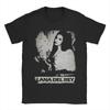 100 Cotton Tshirt Clothes Lana Del Rey Men Print Tshirt Summer Pure Cotton Women Retro Singer Album Print