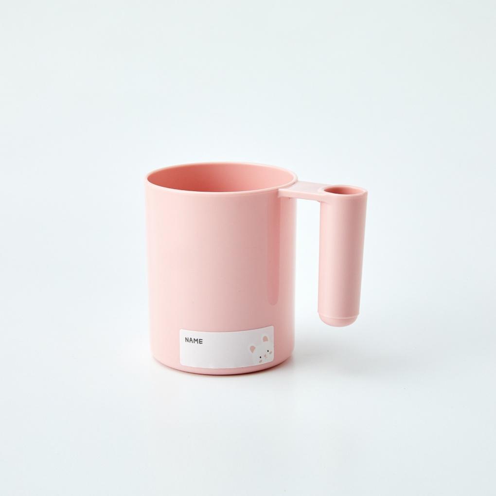 Animal Name Tag Toothbrush Cup_PINK_KB0525002