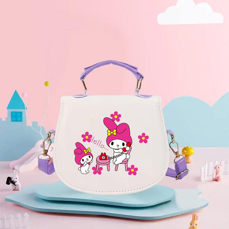 Korean Version of Trendy Cartoon Printing Cute High-value Student Shoulder Bag Women's Portable Handbag