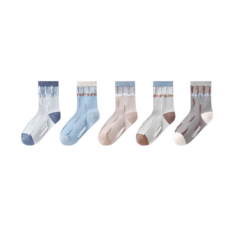 YEEHOO Children's Antibacterial Mid-Calf Socks