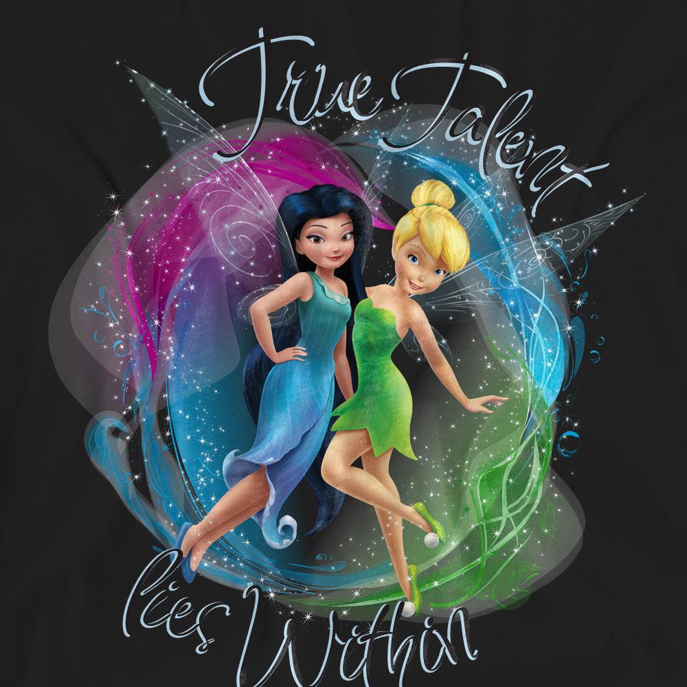 Disney Fairies Unisex Adult True Talent Within Tinker Bell & Silvermist T-Shirt