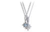 Pandora 925 Sterling Silver Synthetic Cubic Zirconia Necklaces Women's ZT2041
